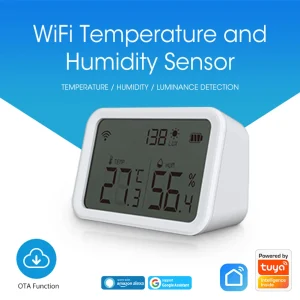 LCD Display Wifi Temperature Humidity Sensor