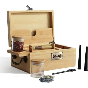 Bamboo Boxes with Combination Lock