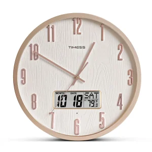 TIMESS Luminous Voice-activated Wall Clock,