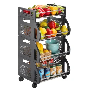 Slidable Slim Storage Cart